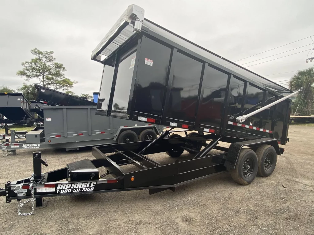 hydraulic dump trailer