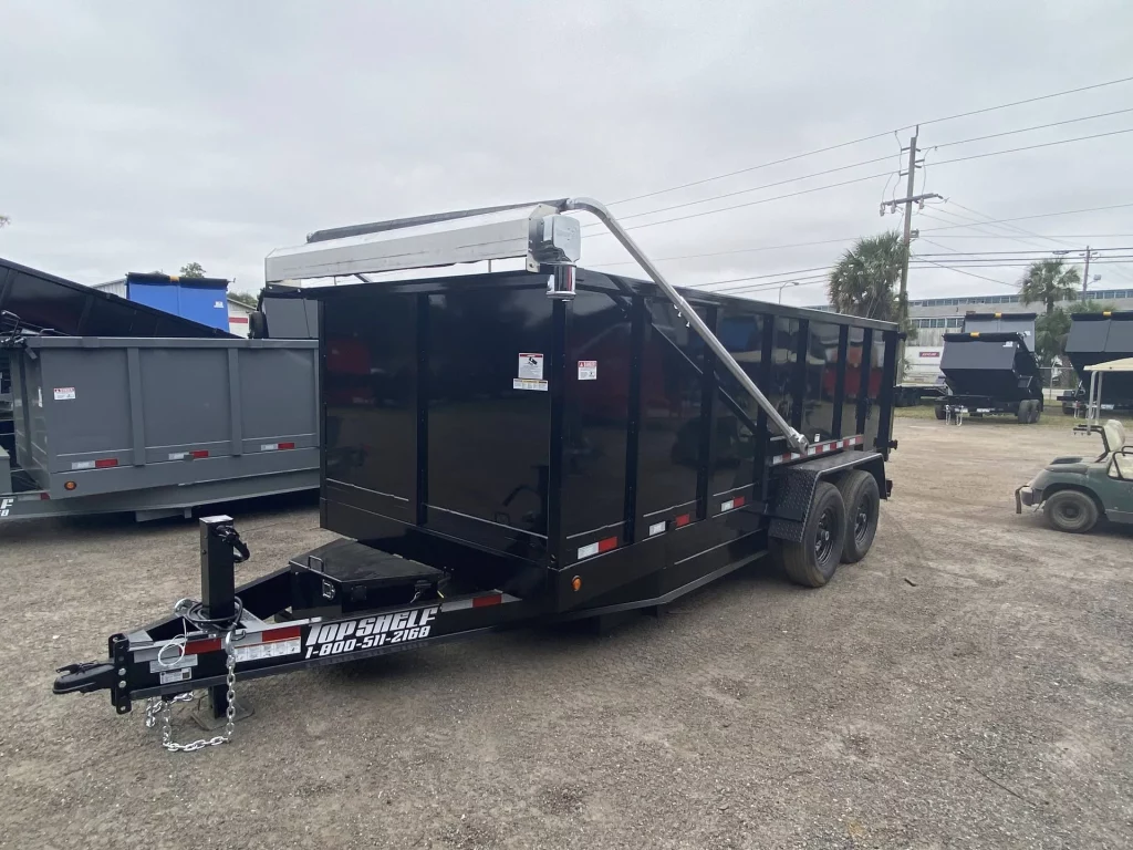bumper pull dump trailer